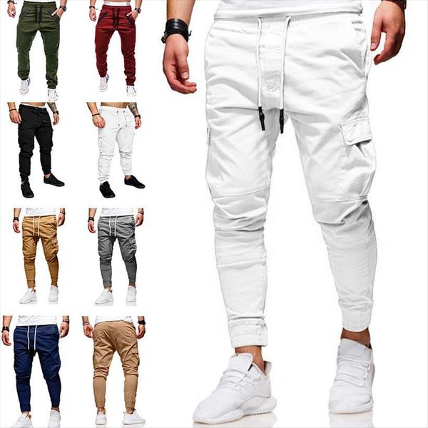 

black casual sports sweatpants male women pant jogger cargo harem pencil trousers