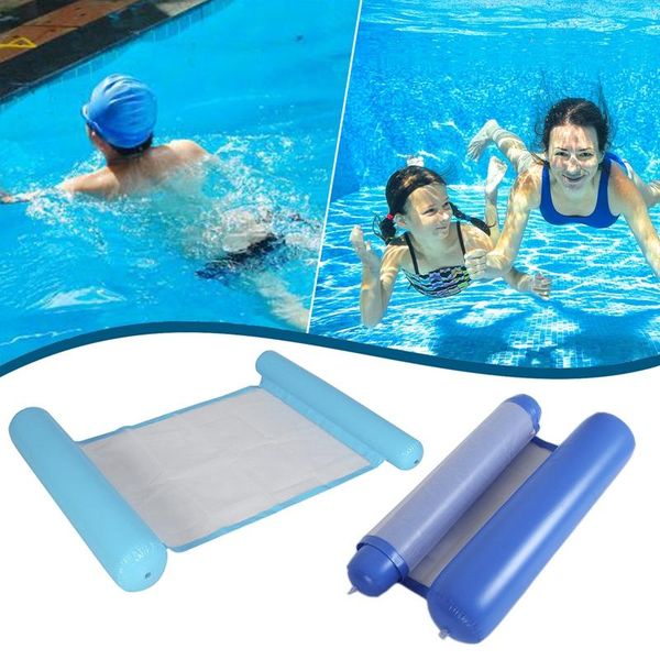 

water hammock recliner inflatable floating swimming mattress sea ring pool party toy lounge bed for floats & tubes