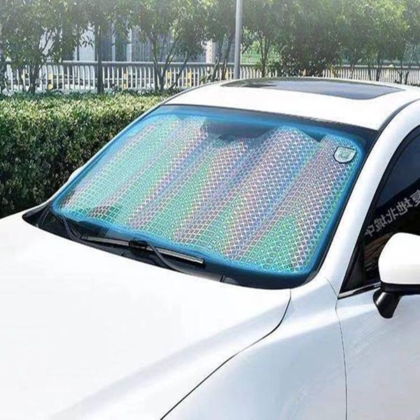 

car sunshade shade sun shield front automatic wind glass curtain