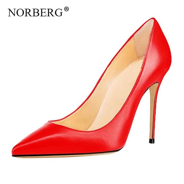 

norberg comfortable wild thick with single shoes pointed straps high heels fashion women casual pumps dress, Black