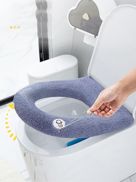 

toilet seat covers vanzlfie household set winter thickening sit four seasons general implement gasket plush cushion