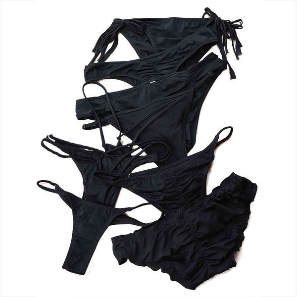 

pants women's bottom short bikini lower waist swimsuit black brazilian secret