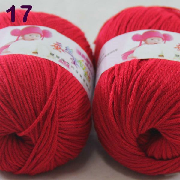 

sale lot of 2 balls x 50g cashmere silk yarn velvet children hand knitting 18-17-2 red, Black;white