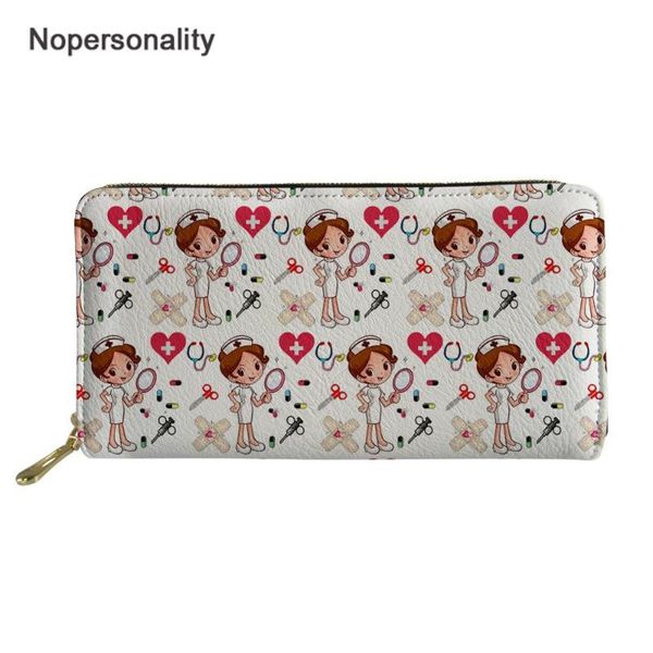 

wallets nopersonality cartoon luxury design pu purse print women long leather wallet for ladies mom waterproof money bag, Red;black