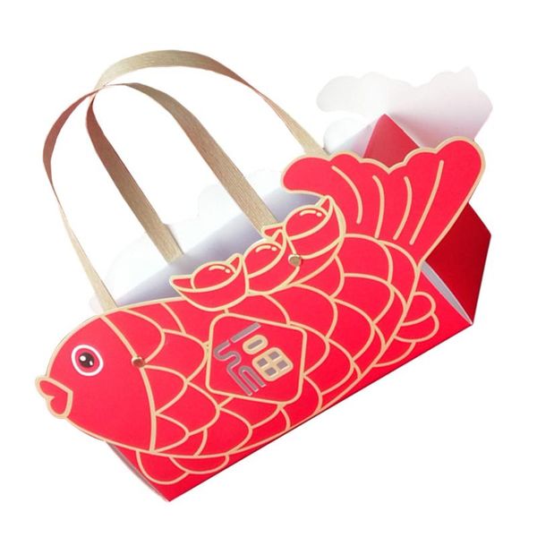 

creative cookie box practical nougat storage paper cake packaging bottles & jars