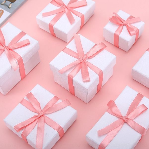 

2YV packing bracelet bracelet necklace lipstick es gift watch earring jewelry packaging boxes jewelry box, Black;white