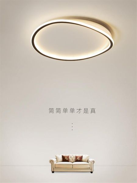 

ceiling lights nordic line ring bedroom creative modern study living room led round bathroom lamps decor fixtures