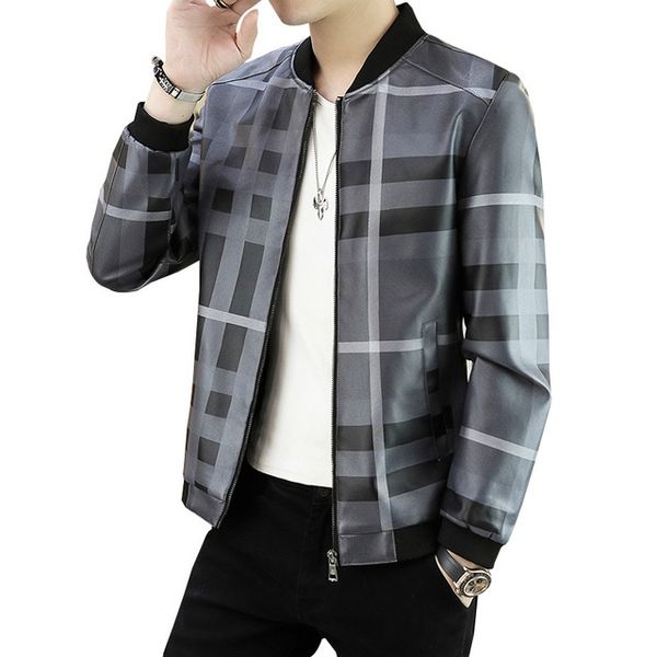 

men's leather jackets korean motorcycles plus cashmere warm trendy, Black