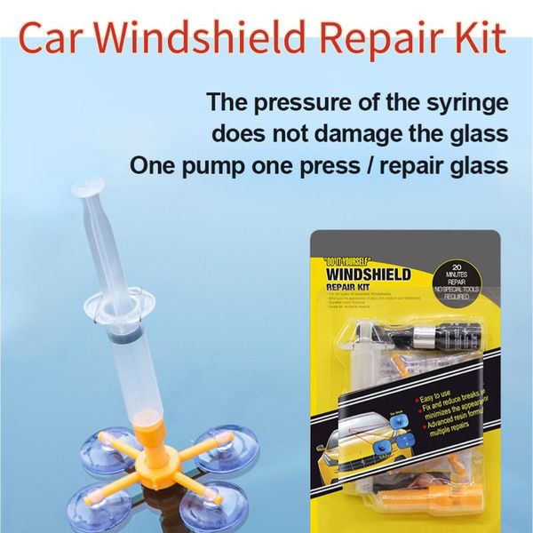 

car cleaning tools windshield repair kit glass nano fluid -car window crack chip tool windscreen