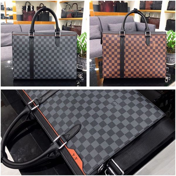

men's briefcases fashion large-capacity business handbags simple and versatile women's commuter computer bags