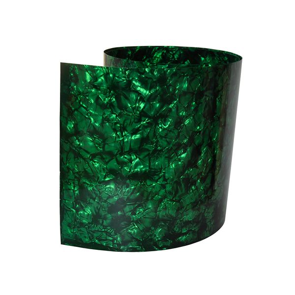

gauge 0.5mm diamond green celluloid sheet drum wrap musical instrument deco