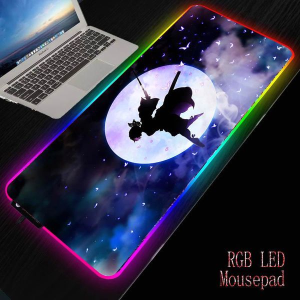 

mouse pads & wrist rests mrg anime demon slayer kimetsu no yaiba large rgb computer mousepad gamer keyboard mause carpet desk mat pc game pa