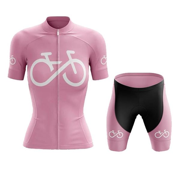 

racing sets lairschdan bicycles for women summer short sleeve cycling jersey set traje ciclismo mujer mtb bike pink uniform team cycle kit, Black;blue