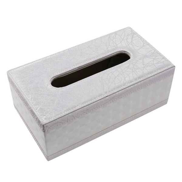 

tissue boxes & napkins box cover pu leather el car container towel napkin case holder home office supplies