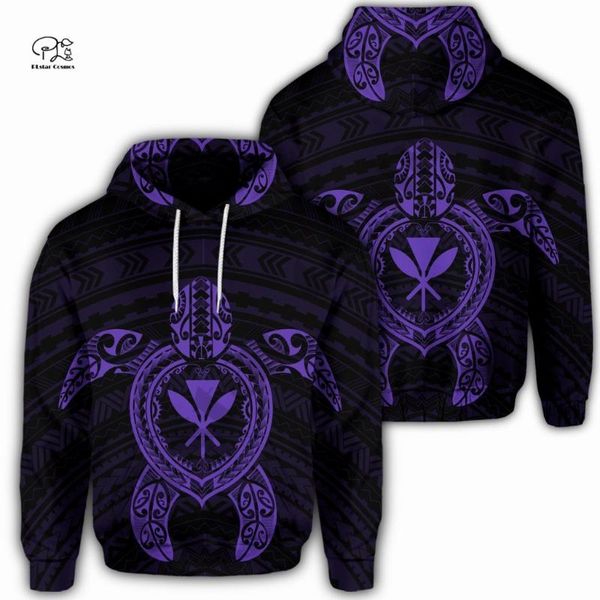 

men's hoodies & sweatshirts plstar cosmos 3dprinted est turtle polynesian tattoo art unique harajuku pullover streetwear hoodies/swea, Black