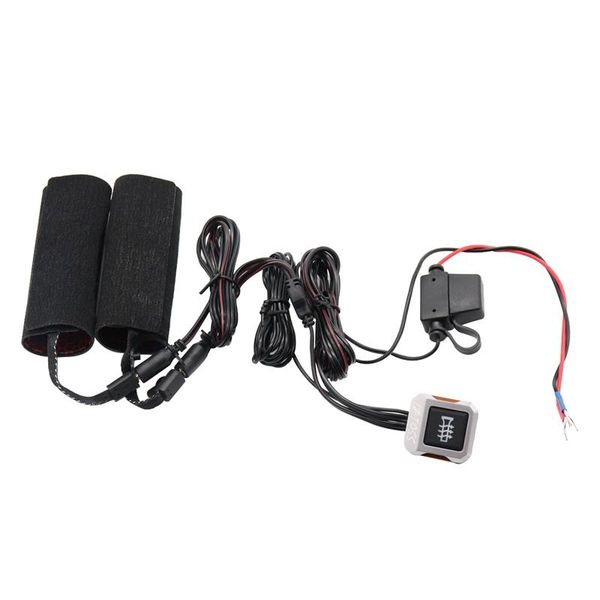 

universal motorcycle atv 12v heated grips warmer pad kits grip handlebar heater with switch for 30-36mm handlebars