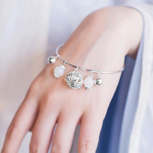 

antique style retro bell bracelet chinese clothing bell bracelet chinese- style simple girl's1, Black