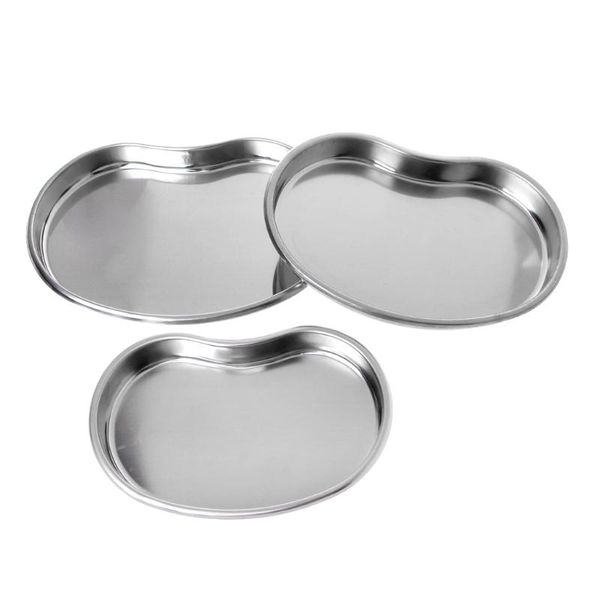 

stainless steel kidney bowl curved trays dental tool docters use soap dishes