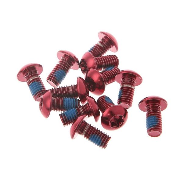 

bike brakes 12pcs/bag bicycle brake disc screws alloy steel bolt rotor cycling for mountain