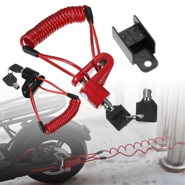 

bike locks anti-theft lock electric scooter wheels disc brakes with steel wire cycling bicycle mountain cable