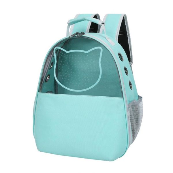 

cat carriers,crates & houses pet backpack dog go out portable transparent breathable oxford cloth foldable fashion solid color bag handbags