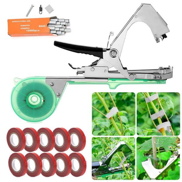 

planters & pots plant tying machine tapetool durable convenient tapener tool agriculture tape for fruit flower vegetable