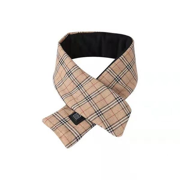 

scarves 2021 cotton smart heating scarf usb winter warm to protect the cervical spine electric, Blue;gray