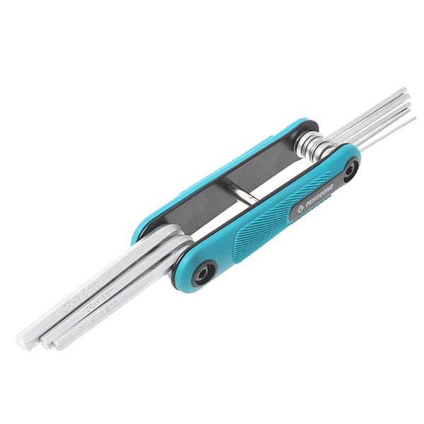 

8-in-1 folding wrench hex trox cross flat keys screwdriver fold-up repair tool hand tools