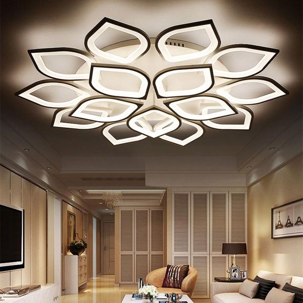 

ceiling lights acrylic modern led for living room bedroom plafond luces decoracion techo fixtures light