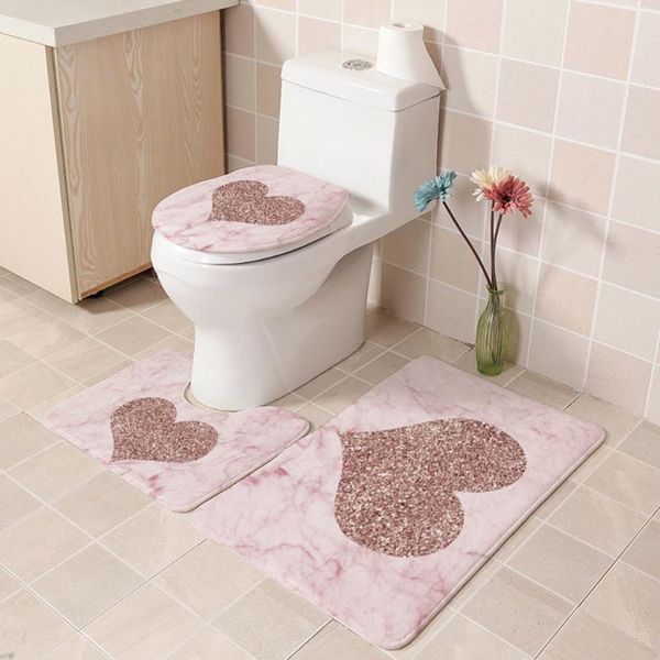 

bath mats drop european pattern soft bathroom mat floor rug carpet with slip back 3pcs