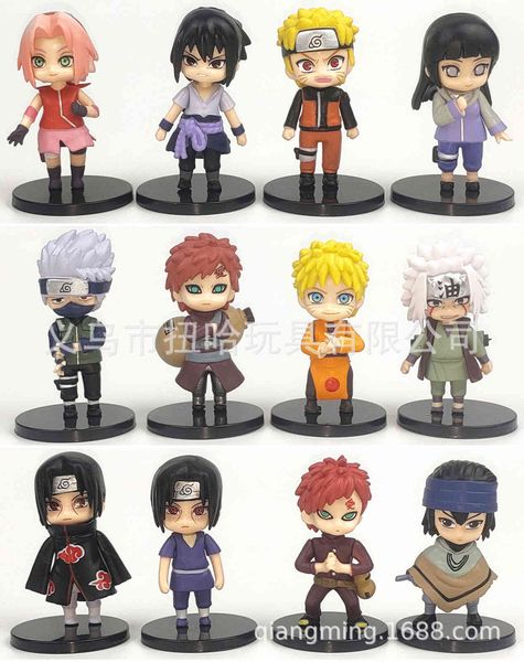 

q version 6, 10, 12 naruto bag hand made model ornaments, blind box toy doll kakashi