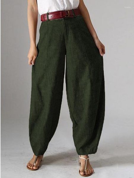 

women's pants & capris casual baggy harem autumn trousers zipper pantalon loose 2021 vintage front plus size cropped pant, Black;white