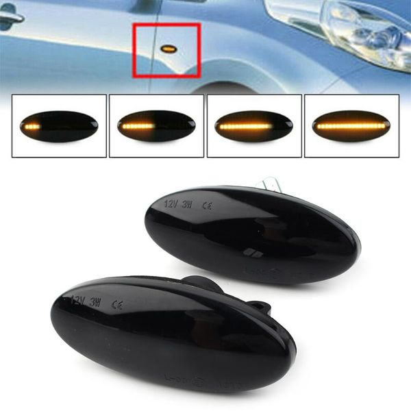 

emergency lights 2pcs side marker dynamic led turn signal light for qashqai j10Â x-trail t31 cubeÂ jukeÂ leafÂ micra micra k13Â note e11