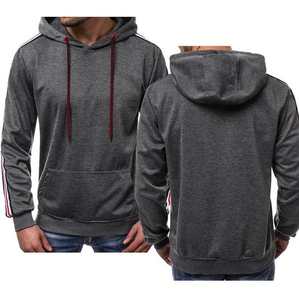 

men's hoodies & sweatshirts 2021 leisure pullover for male fashion jumper cotton harajuku hip hop street hoodie sweatshirt, Black