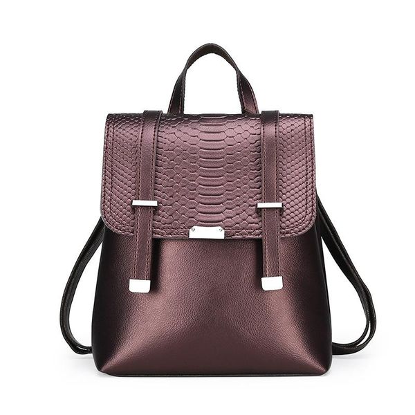 

backpack women casual female pu leather shoulder bags fashion bag girls