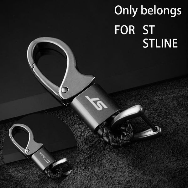 

keychains with logo quality key ring car trinket/metal emblem keychain fashion accessories for ford focus st 2021, Silver