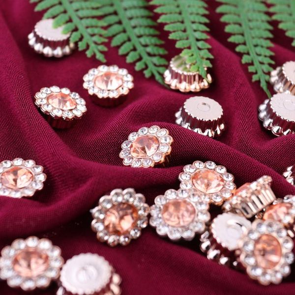 

decorative flowers & wreaths 50pcs abs ornament diy accessories exquisite flower shape glue on embellishment for hairband craft decoration (