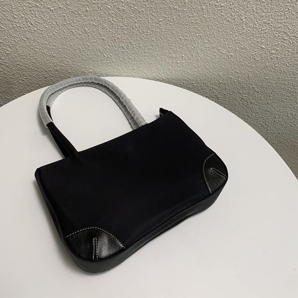 

underarm bag middle antique leather nylon splicing one shoulder messenger bag handbag women