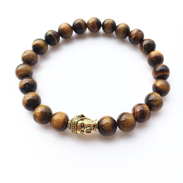 

beaded, strands wholesale religious bracelet for women men buddhism style buddha head and beads made birthday gift amulet choose drop, Black