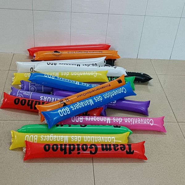 

customize logo cheer sticks sports game toys noisemakers concert party supplies kids favors 100 pairs/lot novelty items