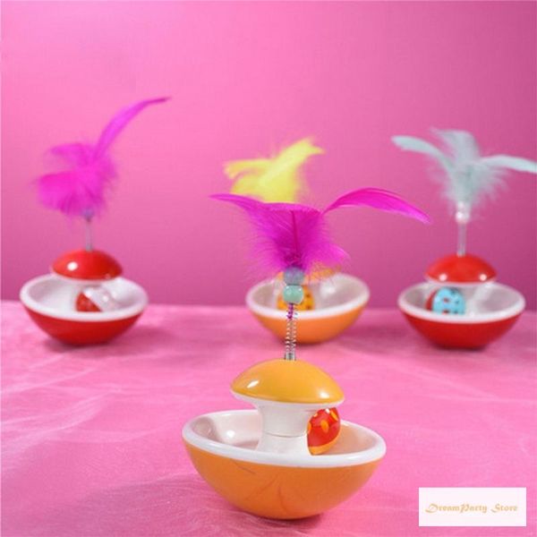 

cat toys feather bell funny