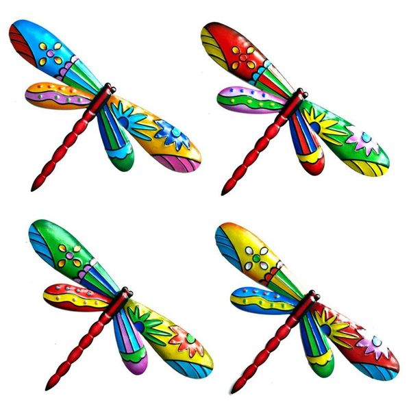 

garden decorations iron dragonfly hanging pendant wall art decor decoration home decorative ornament