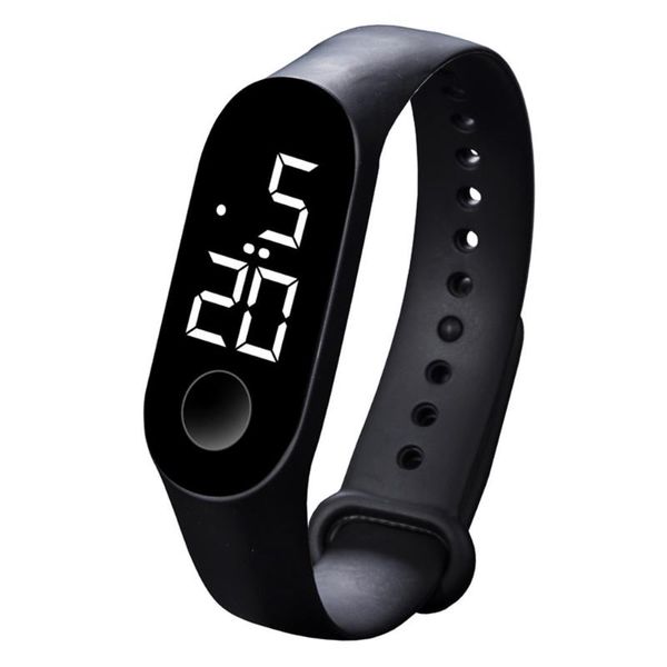 

wristwatches watch mens led electronic sports luminous sensor watches men women waterproof digital wristwatch clock relogios masculino, Slivery;brown