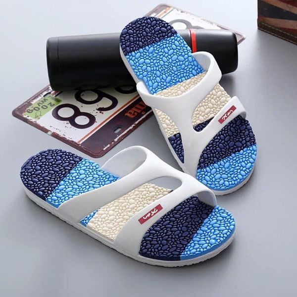 

verÃ£o chinelos de casa confortÃ¡vel sandÃ¡lias antibacterianas mulher interior macio slides nÃ£o-deslizamento grosso-sola eva sapat slippers, Black