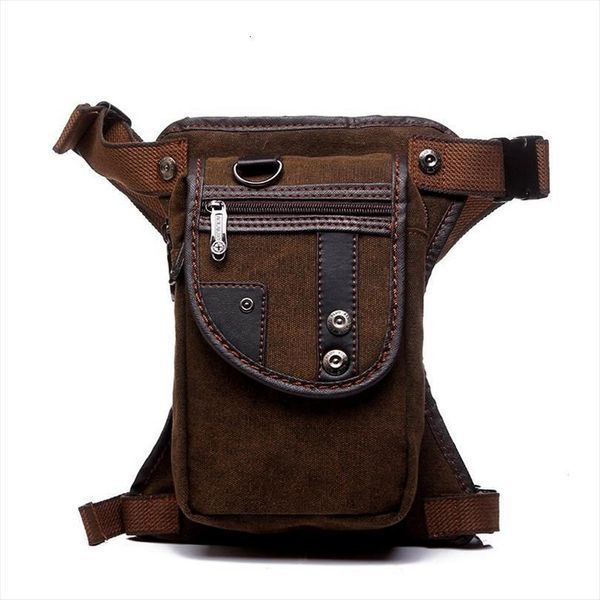 

fashion waterproof canvas waist casual bags travel men motorcycle leg fanny pack 5 colour