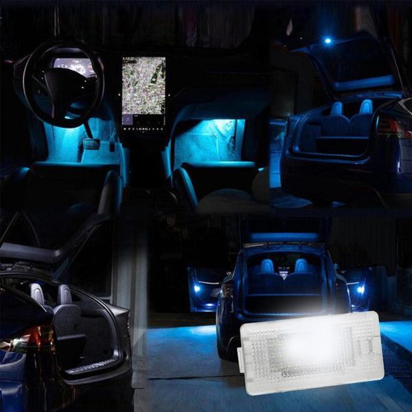 

car headlights light led interior reading welcome modification for model 3/x/s lighting auto dome parking lights