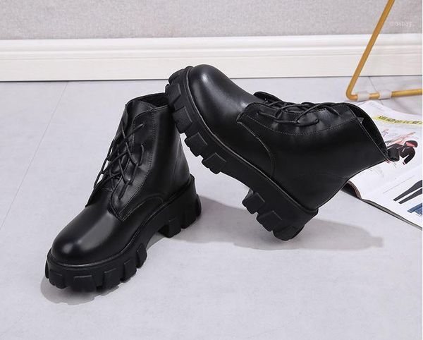 

boots autumn and winter women's shoes plus velvet to keep warm1, Black