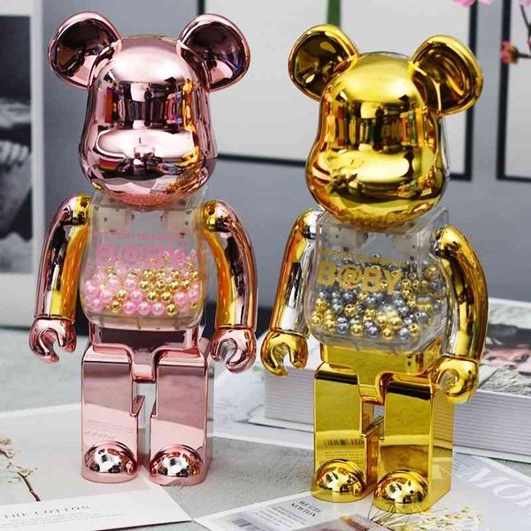 

bearbrick 400% building block bear violence tide play hand made model ornament millennium van gogh blind box doll