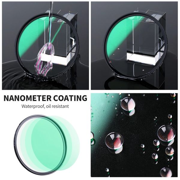 Difusão de névoa preta 1/4 1/8 filtro de lente efeitos especiais de filtro Atirar vídeo como filmes 49mm 52mm 58mm 62mm 67mm 77mm 82mm