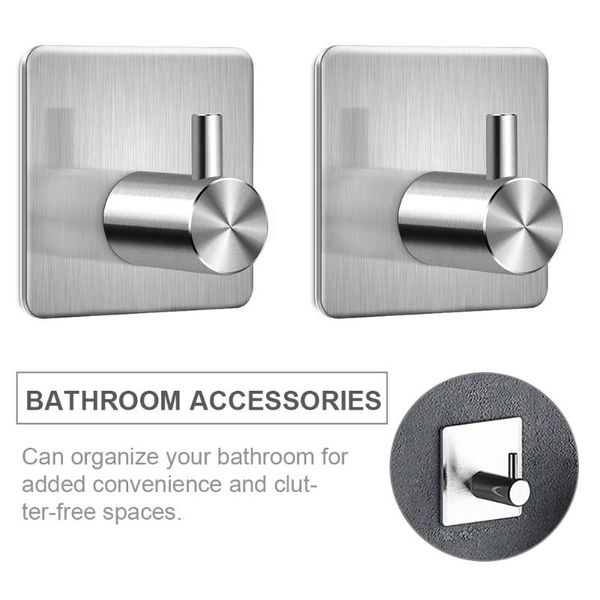 

4pcs toilet paper clothes hanger punch kitchen towel bar brushed wall mounted bathroom accessory kit multifunction home racks